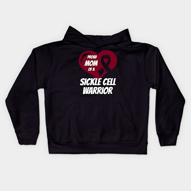 Sickle Cell Mom Kids Hoodie by mikevdv2001